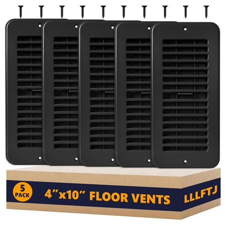 5-Pack 4x10 Adjustable Plastic Vent Covers (Various)