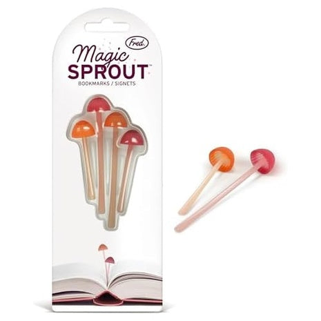 4-Pack Mini Mushroom Bookmarks