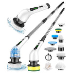 Rechargeable Cordless Spin Scrubber w/ 9 Brush Heads