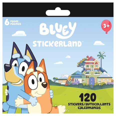 120 Bluey Mini Stickerland Stickers