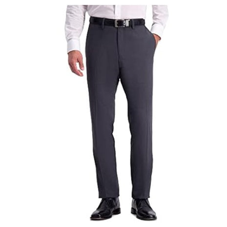 Kenneth Cole Reaction Men's Shadow Check Stretch Slim Fit Pant