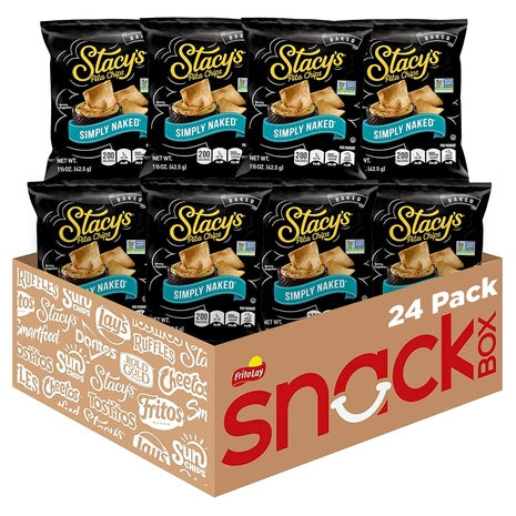 24 Bags of Stacy's Simply Naked Pita Chips