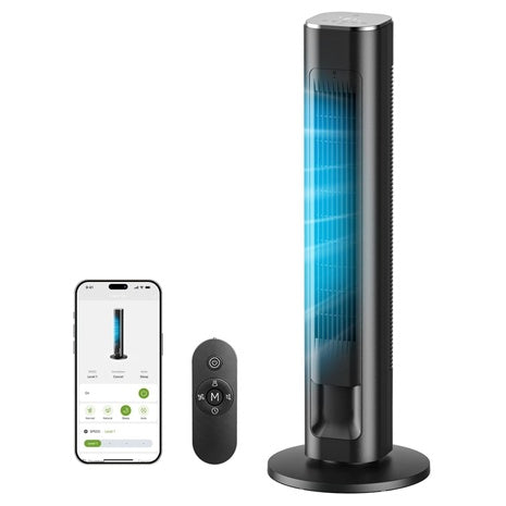 36" Smart Standing Fan With WiFi APP Voice Control