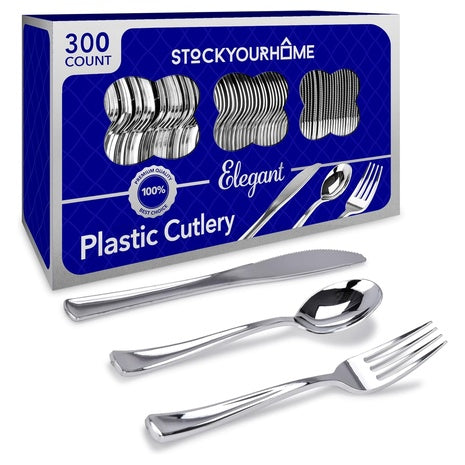 300 Heavy Duty Disposable Cutlery
