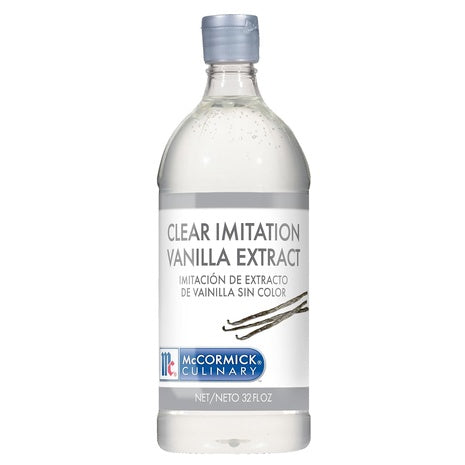 McCormick Culinary Clear Imitation Vanilla Extract (32oz)