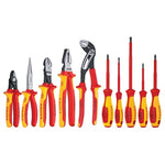 10-Piece Knipex 1000V Insulated Pliers, Cutters & Screwdrivers Tool Set