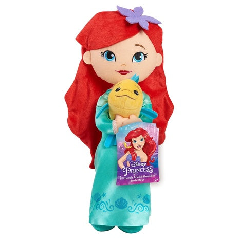 Disney Princess 14'' Lil' Friends Ariel & Flounder Plush Doll