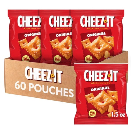 60 Cheez-It Original Snack Packs (OK-D, 1.5oz)