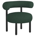 Bordeaux Boucle Fabric Upholstered Accent Chair
