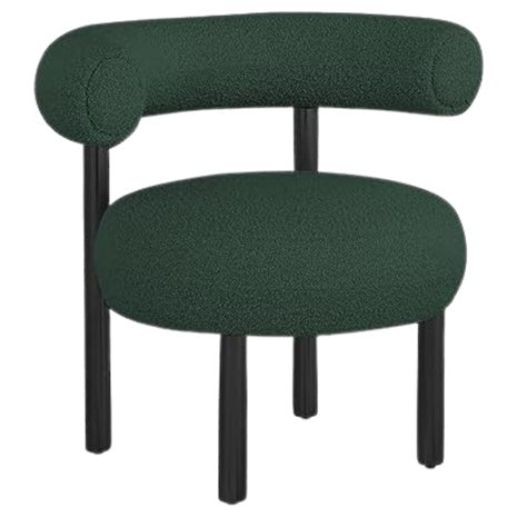 Bordeaux Boucle Fabric Upholstered Accent Chair