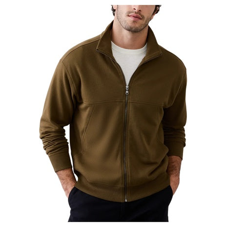 Banana Republic Factory Men's Washed Mock-Neck Jacket