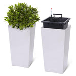 2-Piece GarveeLife 22.5" Tall Planters W/ Two Water Level Monitors