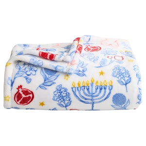 The Big One Hanukkah Oversized Supersoft Plush Throw Blanket