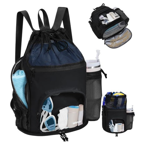 WANDF Mesh Beach Backpack (4 Colors)