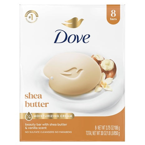 24 Dove Shea Butter Beauty Bar Soap