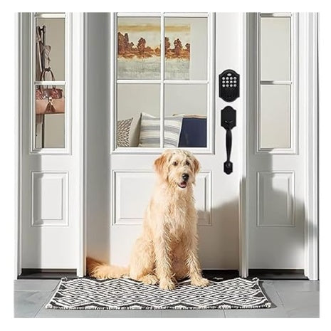Keyless Electronic Keypad Deadbolt Entry Door Lock With Handle