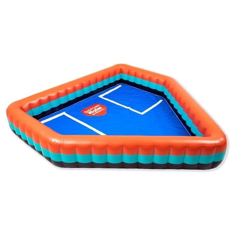 Backyard Water Baseball Inflatable Blow-Up Pool W/ Electric Air Pump