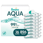 896 Aqua Pure Baby 99% Water Wipes