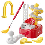 Kids Golf Set with Foot Pedal Launcher & Golf Cart