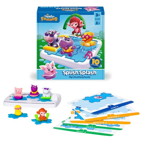 ThinkFun Splish Splash Pool Party Puzzle