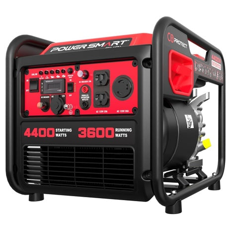 4400-Watt PowerSmart Portable Inverter Generator with CO Sensor