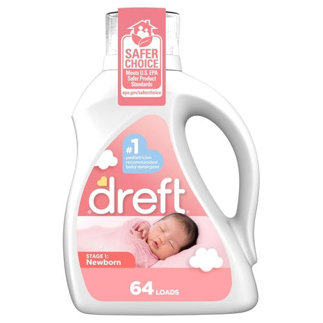 160 Loads Dreft Stage 1 Newborn Laundry Detergent