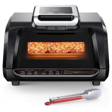 4-Qt Zstar 1750W 7-in-1 Smokeless Air Fryer Electric Grill Combo