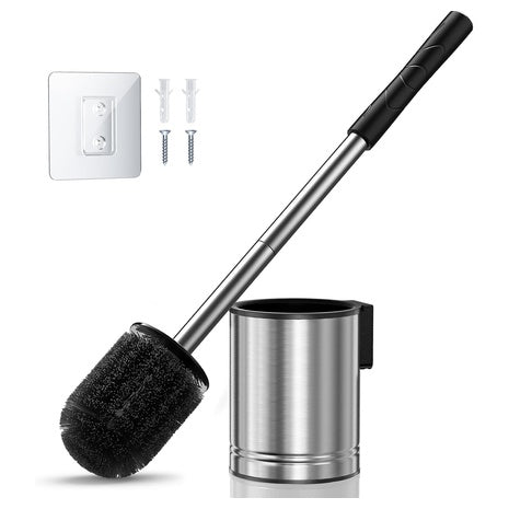 HAMITOR Toilet Bowl Brush Holder Set