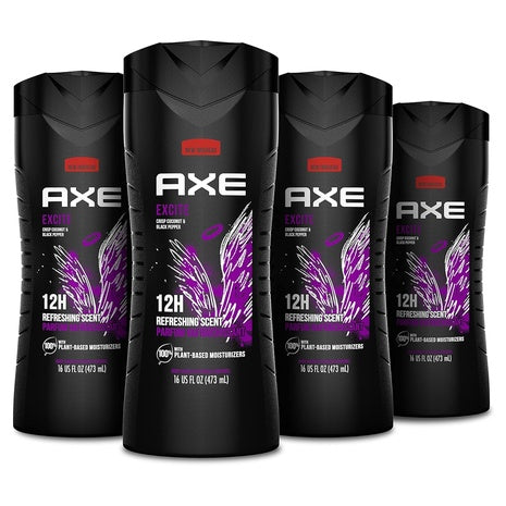 4-Pack AXE Excite Body Wash