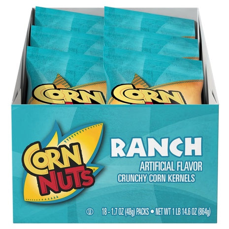 18 Bags Ranch Flavored Corn Nuts