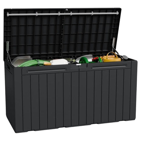 98-Gallon Homall Storage Deck Box With Lockable Lid (Black)