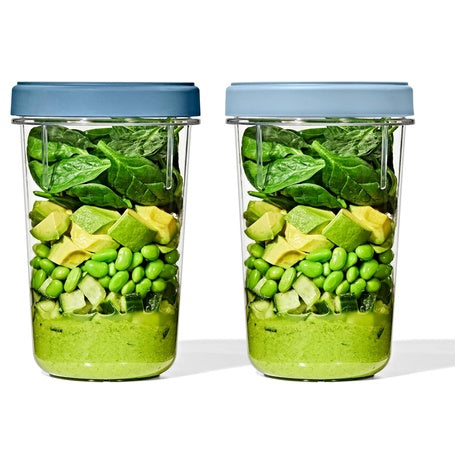 2 OXO Good Grips Twist & Stack Containers