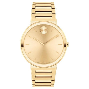 Movado Bold Horizon Ultra Thin Gold Watch