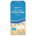 90 Amazon Basics Reclosable Freezer Gallon Bags