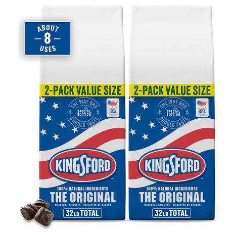 2-Pack Kingsford Original Charcoal Briquettes (16Lb Each)