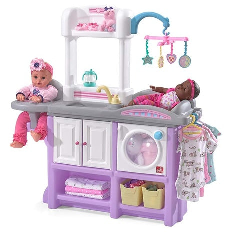 Step2 Baby Doll Nursery Playset With Kitchen & Changing Station