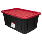 Hyper Tough 27 Gallon Plastic Storage Bin Container
