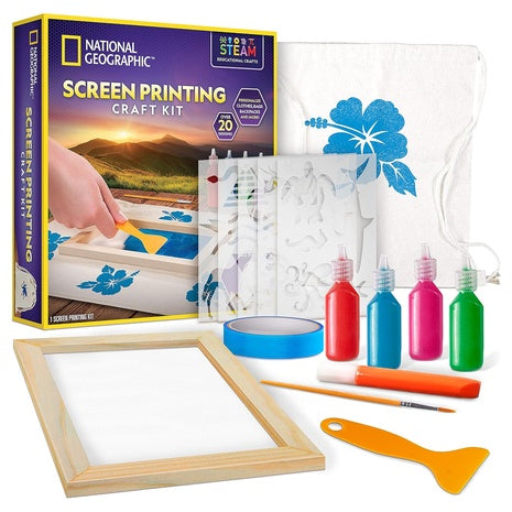 National Geographic Kids Screen Printing Kit