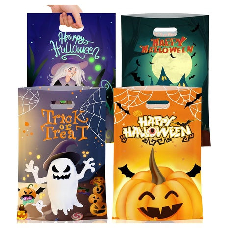 50-Count Litmitfu Halloween Treat Bags With Handles