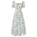 Scarlet Darkness Women's Floral Corset Midi Dress