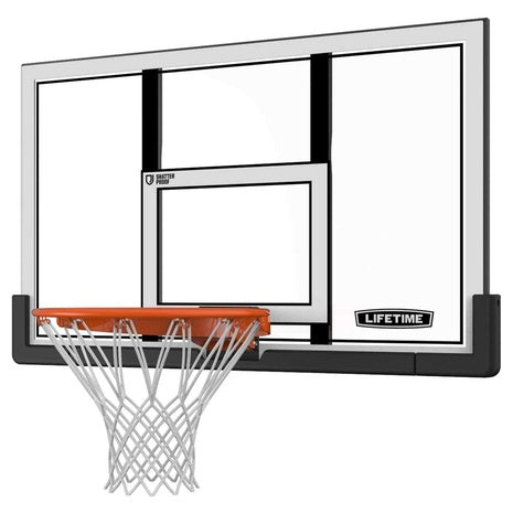 48" Lifetime Shatterproof Basketball Backboard And Rim Combo