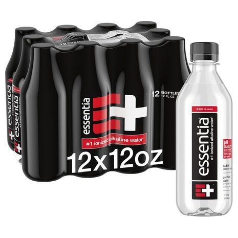 Targeted: 12 Essentia Alkaline Water Bottles