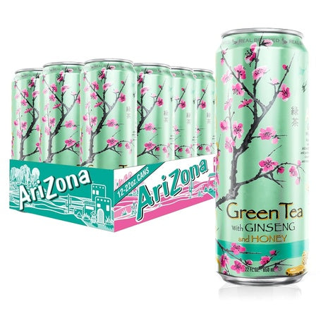 12 Big Cans AriZona Green Tea