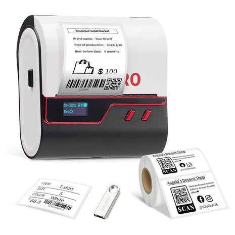 Z3 Barcode Bluetooth Thermal Label Maker Machine