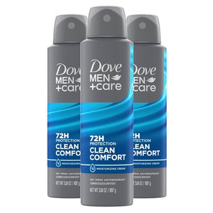 3 Dove Men+Care Dry Spray Deodorant