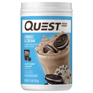 3.2 Lb Quest Cookies & Cream Protein Powder (OU-D)