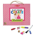 54 Piece Melissa & Doug Princesses Reusable Drawing & Magnet Kit