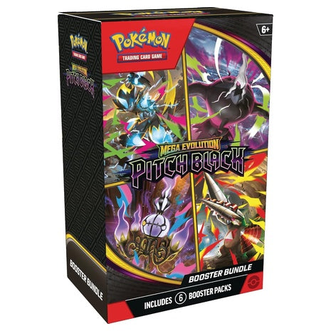 Pokemon Trading Card Game: 6-Pack Mega Evolution: Pitch Black Booster-Pack Bundle
