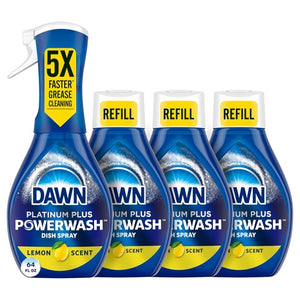 Dawn Powerwash Lemon Dish Spray With 3 Refills