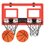 Dual Over-the-Door LED Basketball Hoop Game